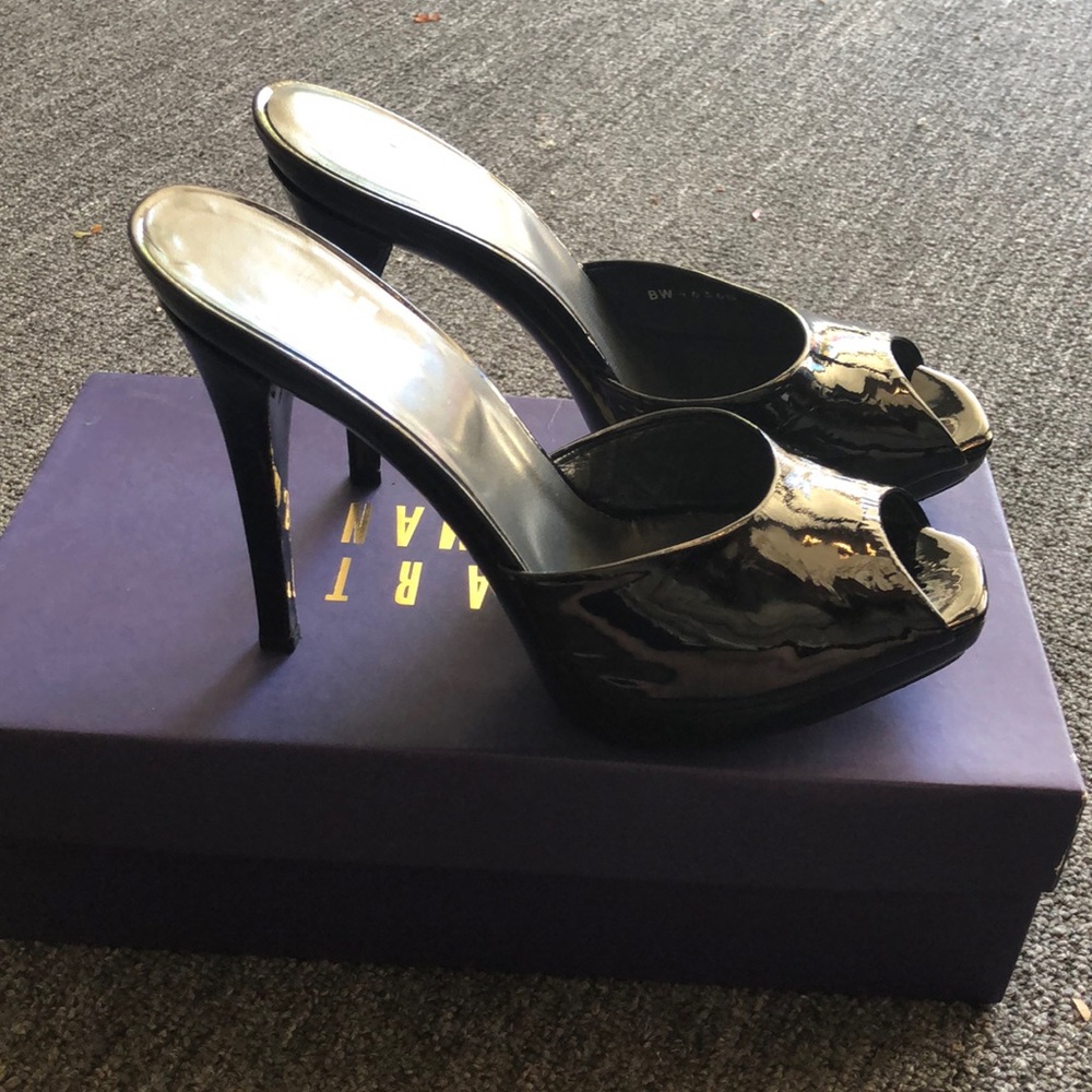 Stuart Weitzman platform slip on size 8